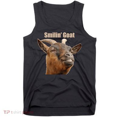 Smiling Goat Funny Tank Top