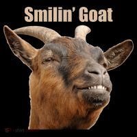 Smiling Goat Funny Kids Long Sleeve Shirt thumb 2