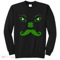 Smiling Irish Eyes Cloverleaf Mustache Sweatshirt thumb 0