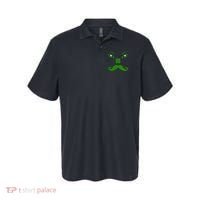 Smiling Irish Eyes Cloverleaf Mustache Polo thumb 0