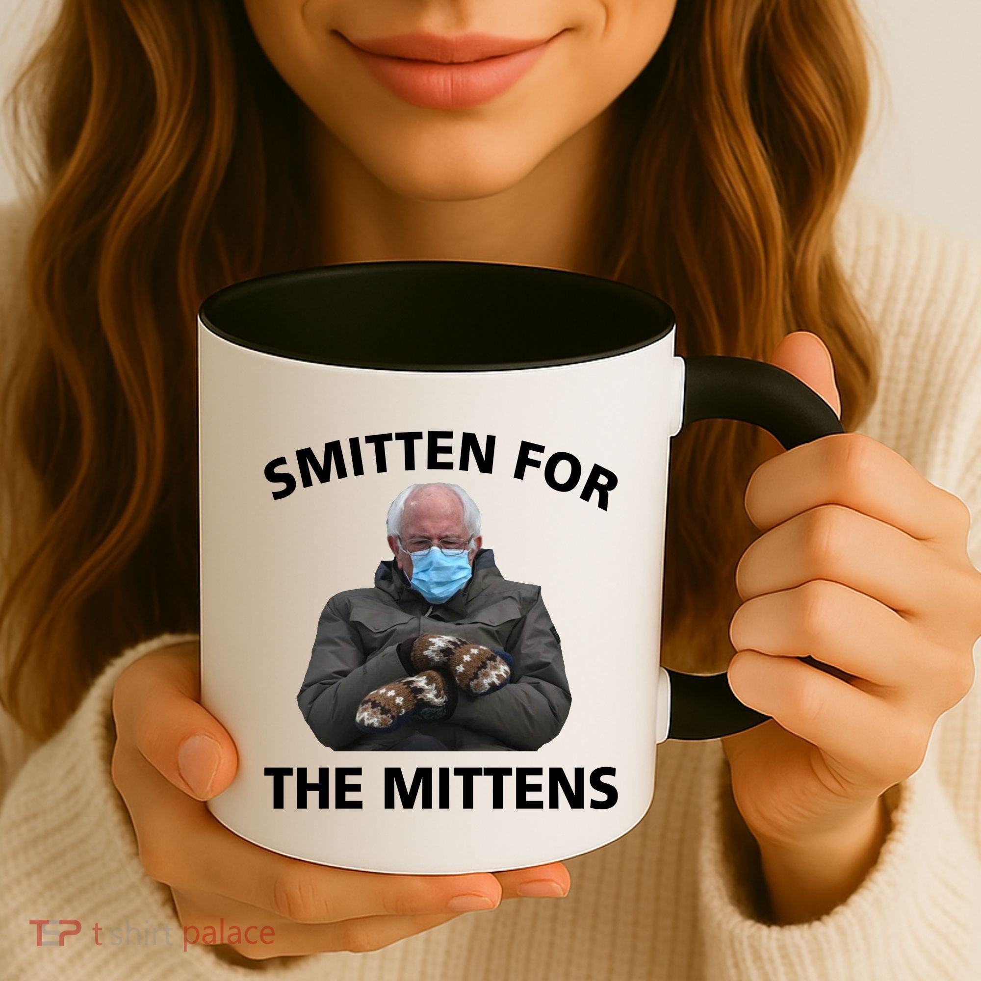 Smitten For The Mittens Bernie Sanders Coffee Mug