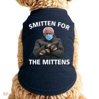 Smitten For The Mittens Bernie Sanders Doggie Tank thumb 0