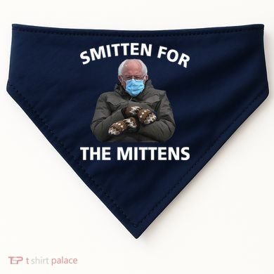 Smitten For The Mittens Bernie Sanders USA-Made Doggie Bandana