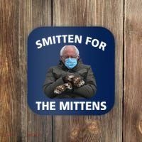 Smitten For The Mittens Bernie Sanders Coaster thumb 0