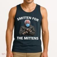 Smitten For The Mittens Bernie Sanders Tank Top thumb 3