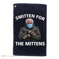 Smitten For The Mittens Bernie Sanders Golf Towel thumb 0