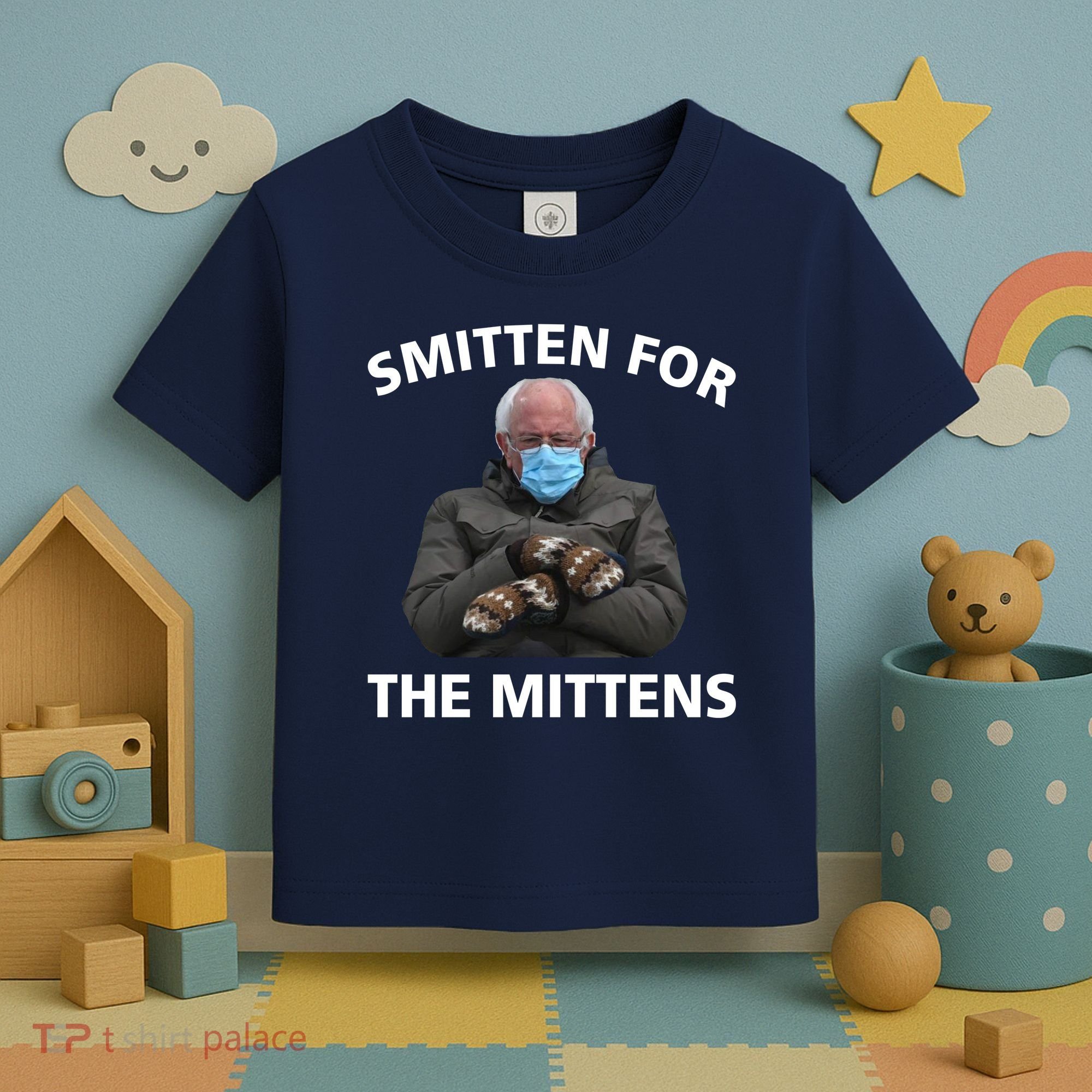 Smitten For The Mittens Bernie Sanders Toddler T-Shirt