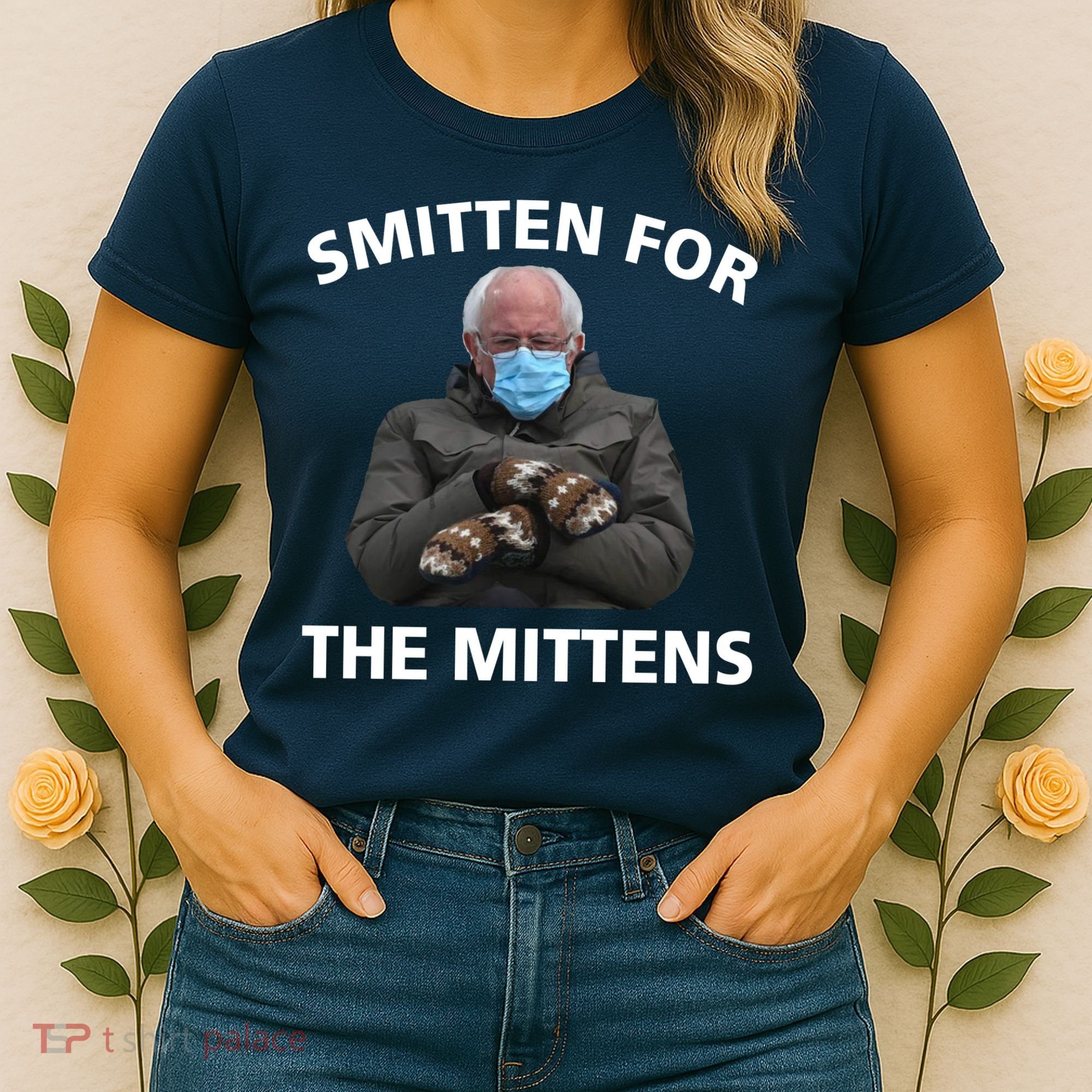 Smitten For The Mittens Bernie Sanders Women's T-Shirt