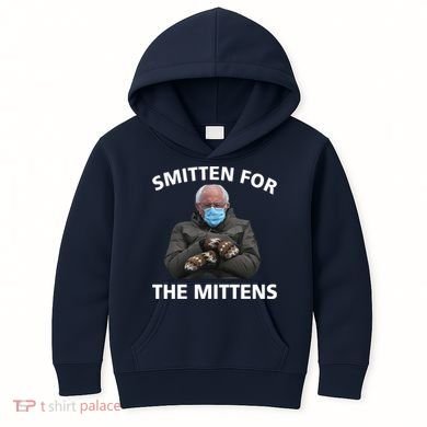 Smitten For The Mittens Bernie Sanders Kids Hoodie