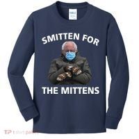 Smitten For The Mittens Bernie Sanders Kids Long Sleeve Shirt thumb 0