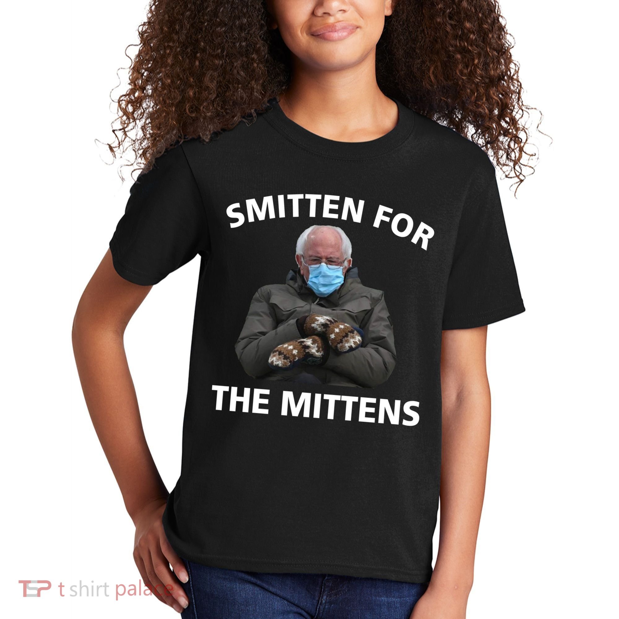 Smitten For The Mittens Bernie Sanders Kids T-Shirt