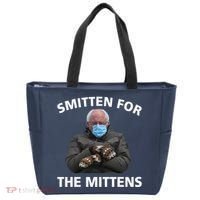 Smitten For The Mittens Bernie Sanders Tote Bag thumb 0
