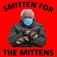Smitten For The Mittens Bernie Sanders Santa Hat thumb 1