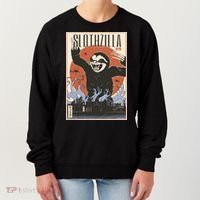 Sloth Monster Japanese Poster Women's Sweatshirt thumb 0