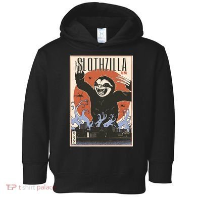 Sloth Monster Japanese Poster Toddler Hoodie