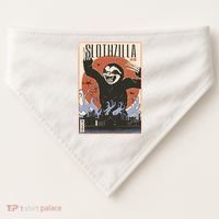 Sloth Monster Japanese Poster USA-Made Doggie Bandana thumb 0