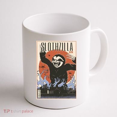 Sloth Monster Japanese Poster Coffee Mug back