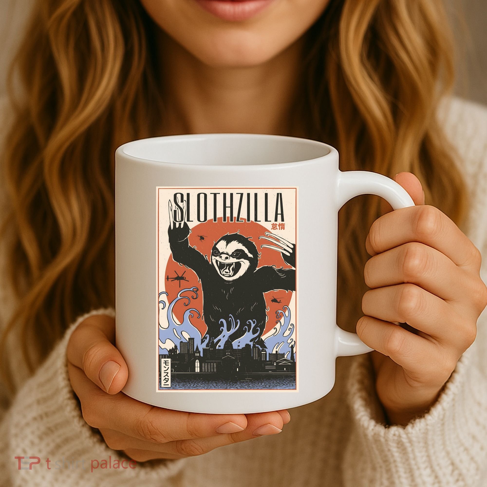 Sloth Monster Japanese Poster Coffee Mug
