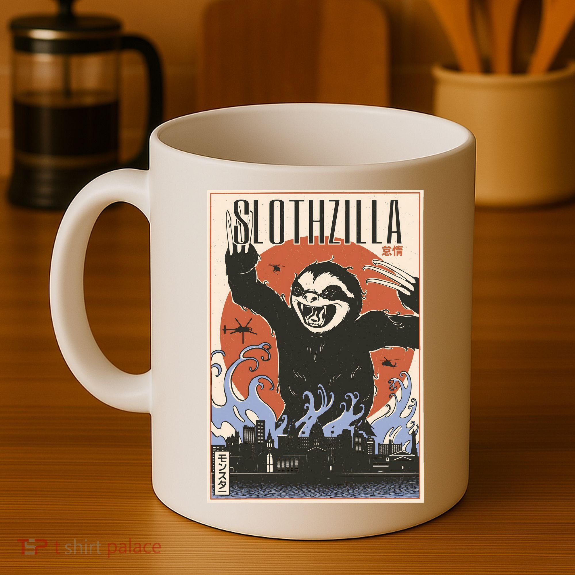 Sloth Monster Japanese Poster Coffee Mug
