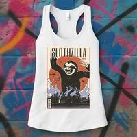 Sloth Monster Japanese Poster Women's Tank Top thumb 3