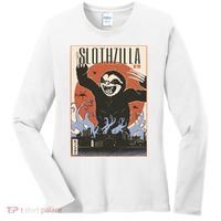 Sloth Monster Japanese Poster Women's Long Sleeve Shirt thumb 0