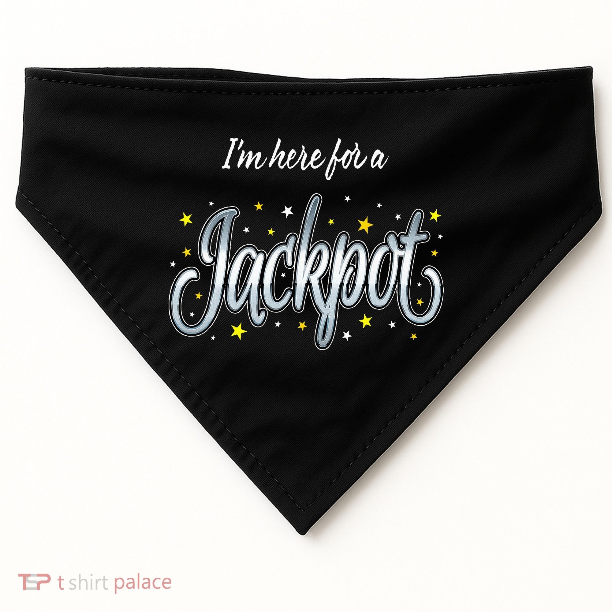 Slot Machine Jackpot Casino Gambling USA-Made Doggie Bandana