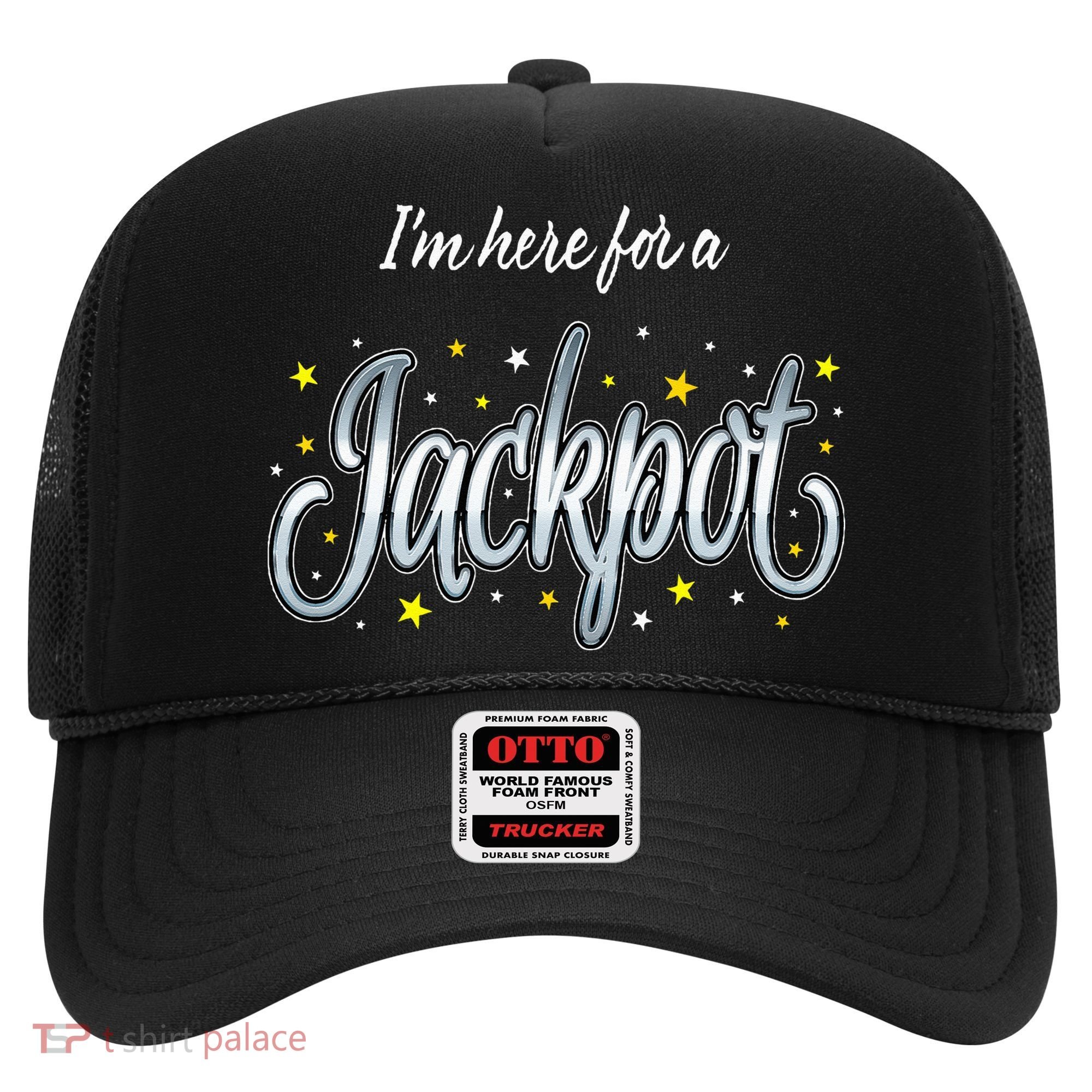 Slot Machine Jackpot Casino Gambling Hat