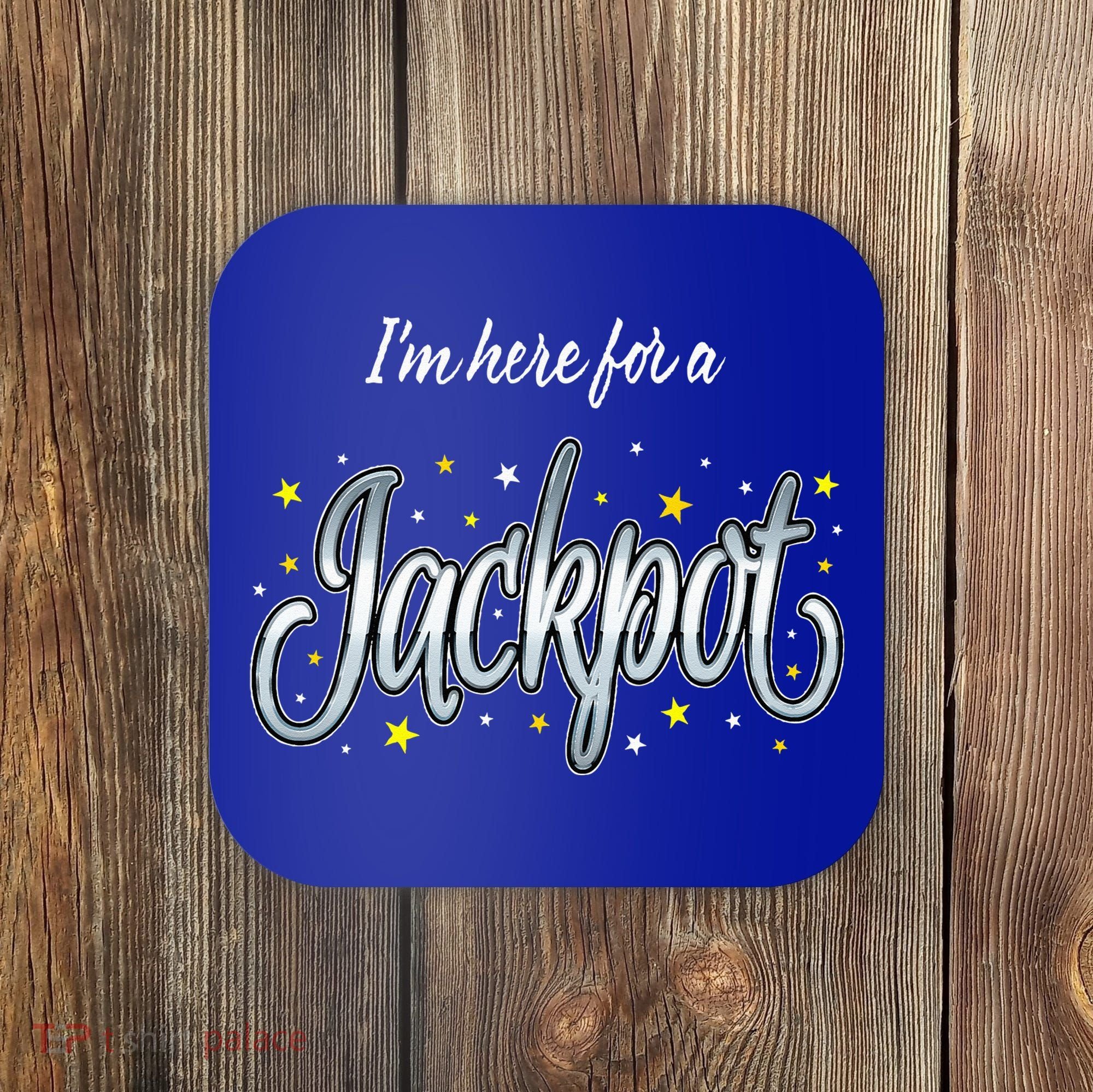 Slot Machine Jackpot Casino Gambling Coaster