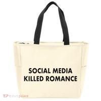 Social Media Killed Romance Tote Bag thumb 0
