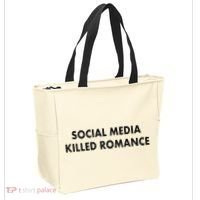 Social Media Killed Romance Tote Bag thumb 2