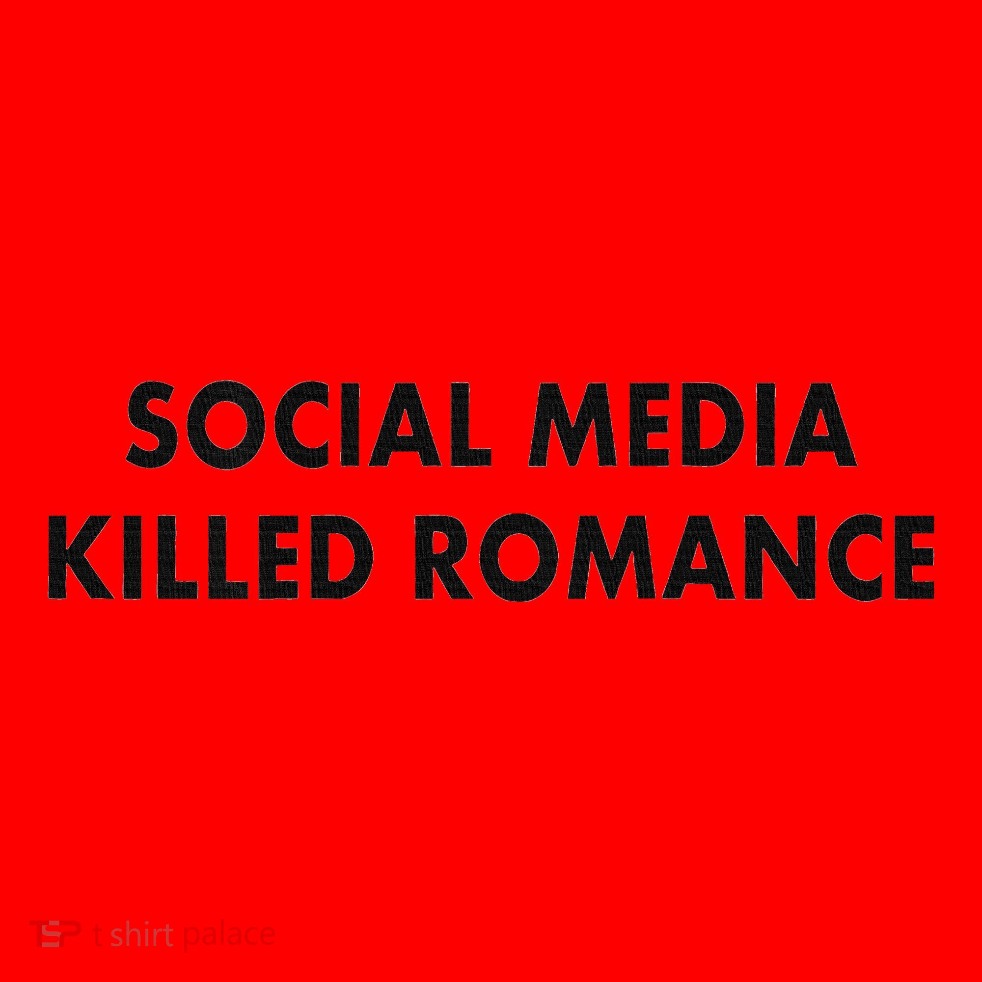 Social Media Killed Romance Santa Hat