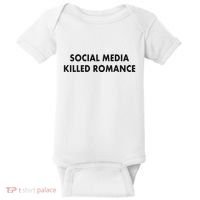Social Media Killed Romance Baby Bodysuit thumb 0