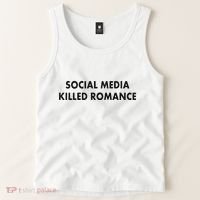 Social Media Killed Romance Tank Top thumb 2