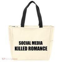Social Media Killed Romance Tote Bag thumb 0