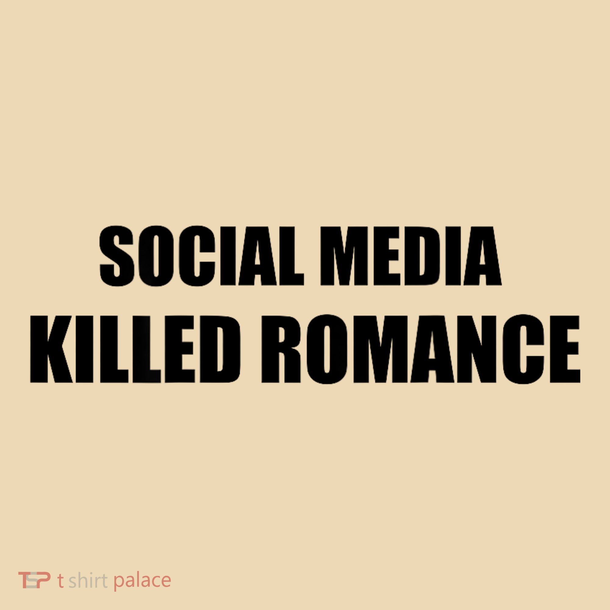 Social Media Killed Romance Tote Bag