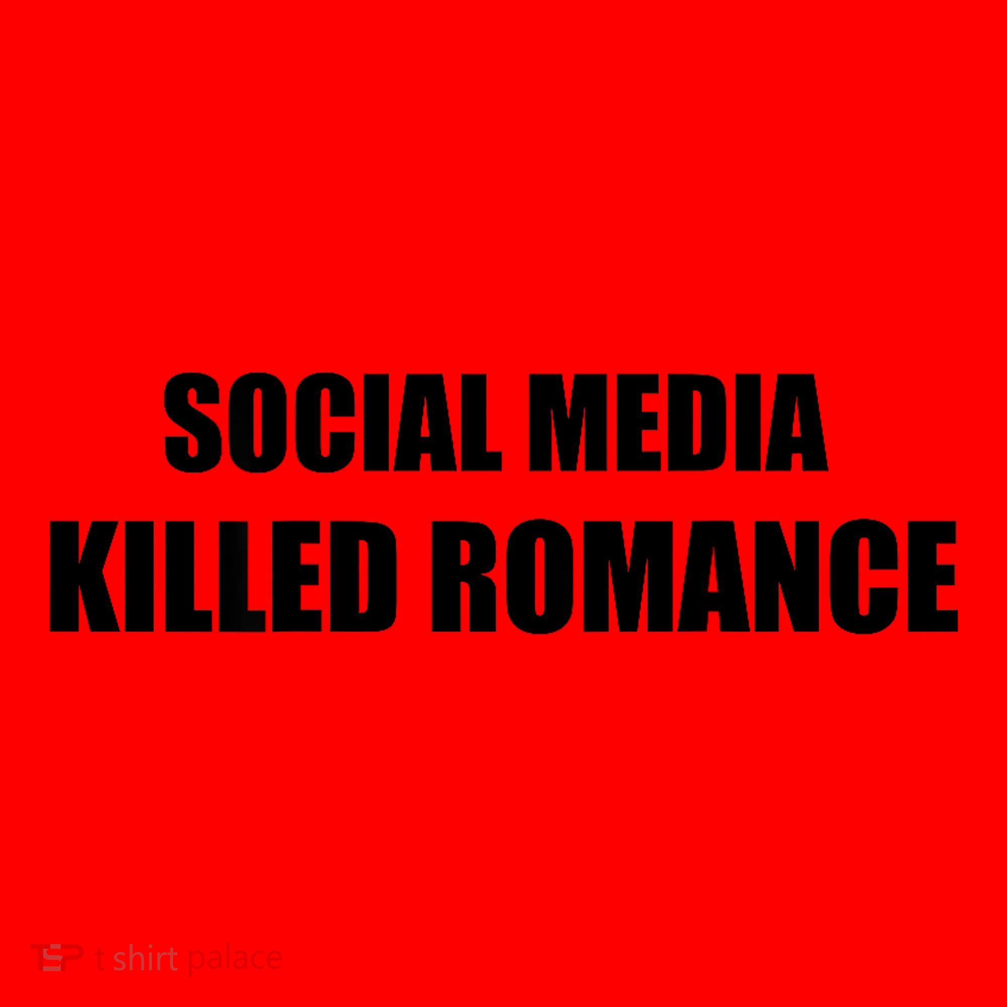 Social Media Killed Romance Santa Hat