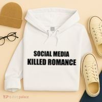 Social Media Killed Romance Hoodie thumb 4