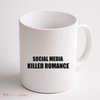 Social Media Killed Romance Coffee Mug thumb 1