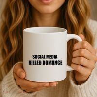 Social Media Killed Romance Coffee Mug thumb 3