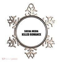 Social Media Killed Romance Ornament thumb 0
