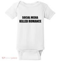 Social Media Killed Romance Baby Bodysuit thumb 0