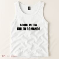 Social Media Killed Romance Tank Top thumb 2