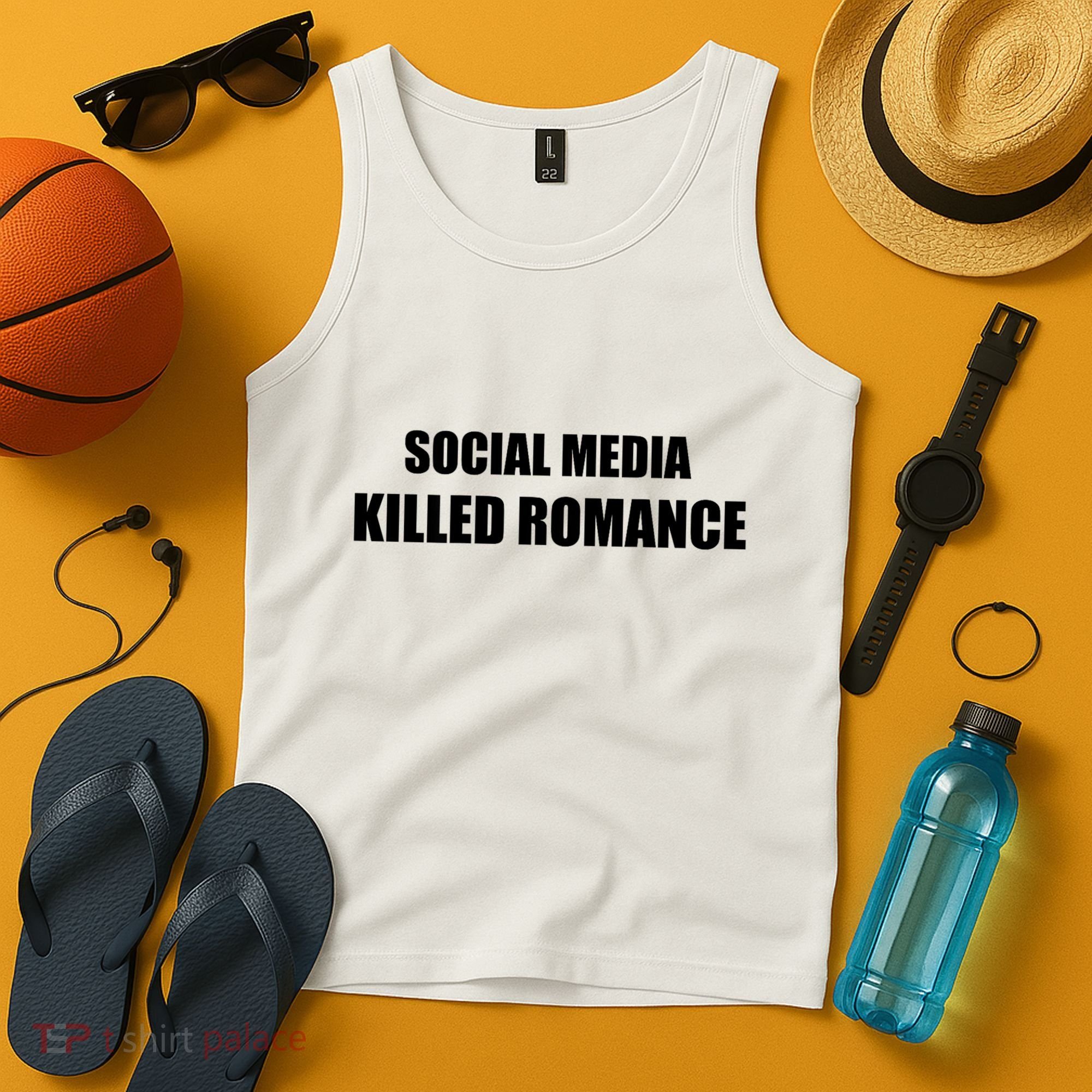 Social Media Killed Romance Tank Top