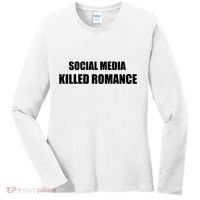 Social Media Killed Romance Women's Long Sleeve Shirt thumb 0