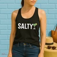 Salty Margarita & Lime Drinking Women's Tank Top thumb 2