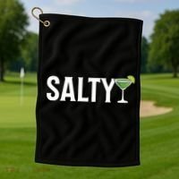 Salty Margarita & Lime Drinking Golf Towel thumb 1