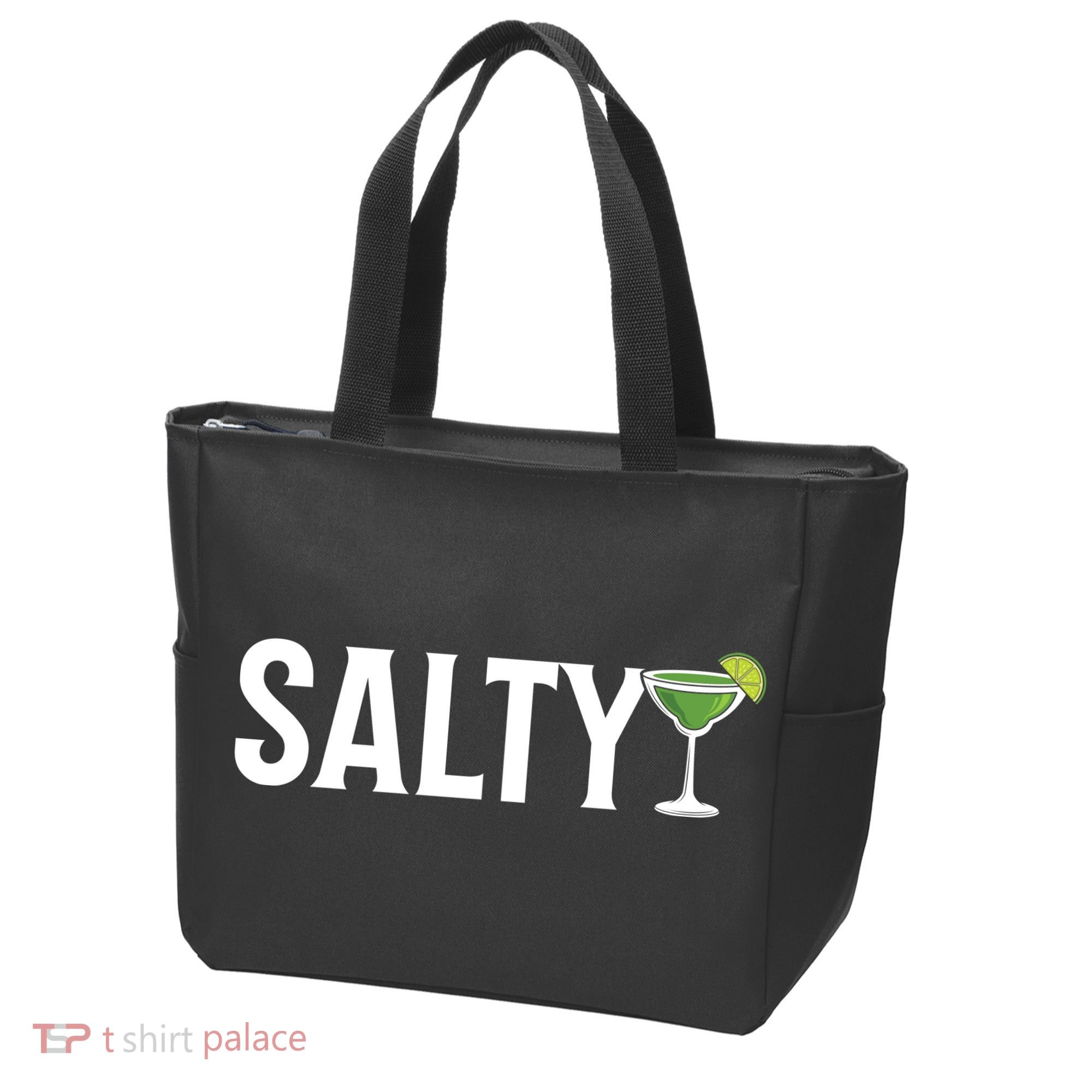 Salty Margarita & Lime Drinking Tote Bag