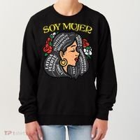 Soy Mujer Latin Woman Cinco De Mayo Mexican Women's Sweatshirt thumb 0