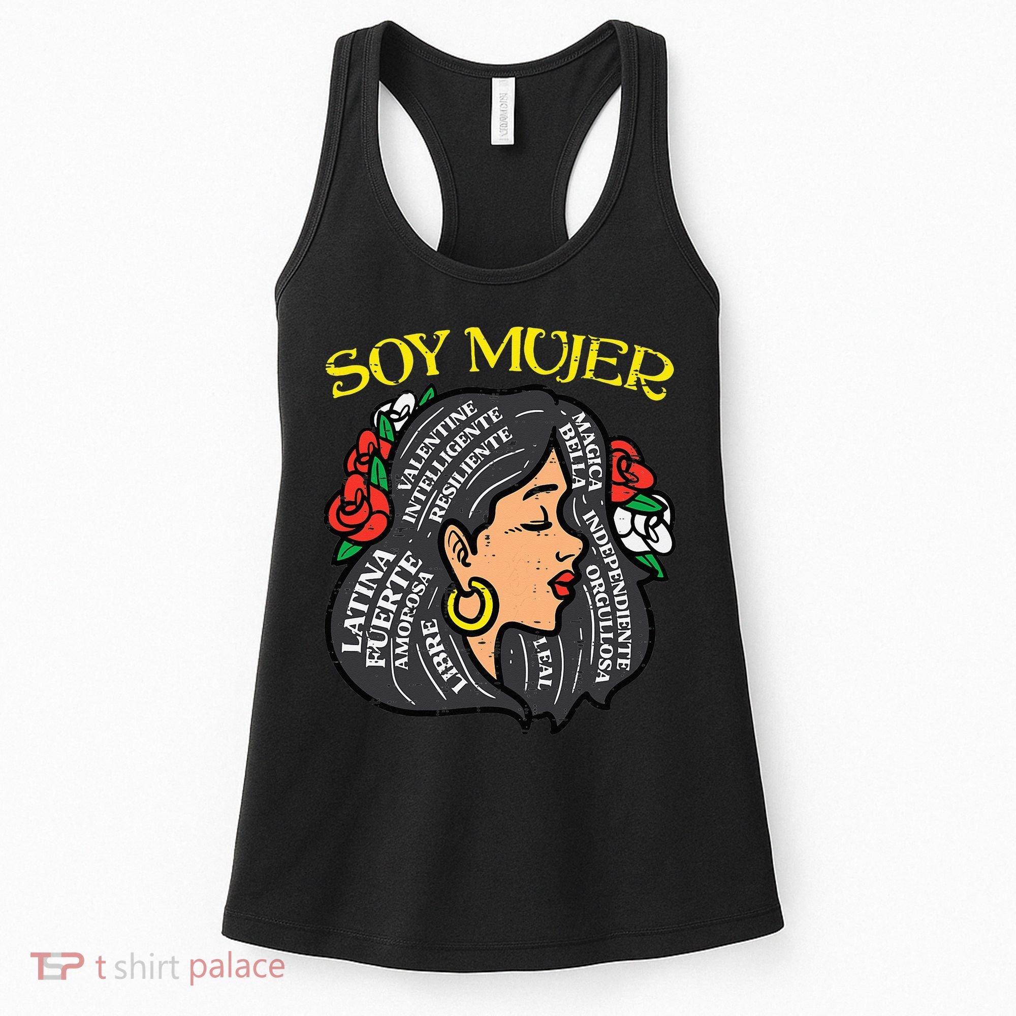 Soy Mujer Latin Woman Cinco De Mayo Mexican Women's Tank Top