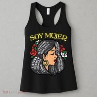 Soy Mujer Latin Woman Cinco De Mayo Mexican Women's Tank Top thumb 3